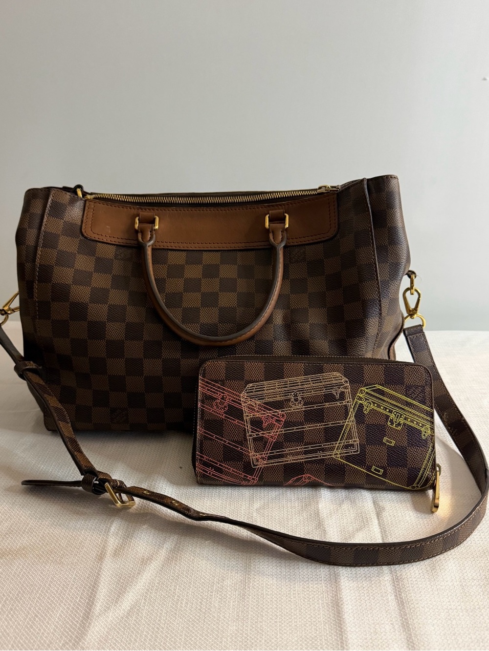 Louis Vuitton purse and wallet